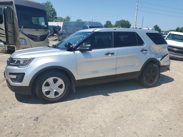 1FM5K8AR4JGC17468 - 2018 FORD EXPLORER POLICE INTERCEPTOR SILVER photo 1