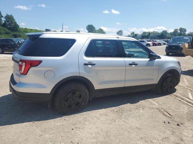 1FM5K8AR4JGC17468 - 2018 FORD EXPLORER POLICE INTERCEPTOR SILVER photo 3