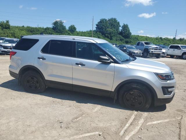 1FM5K8AR4JGC17468 - 2018 FORD EXPLORER POLICE INTERCEPTOR SILVER photo 4
