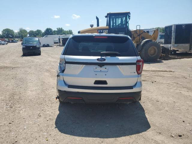 1FM5K8AR4JGC17468 - 2018 FORD EXPLORER POLICE INTERCEPTOR SILVER photo 6