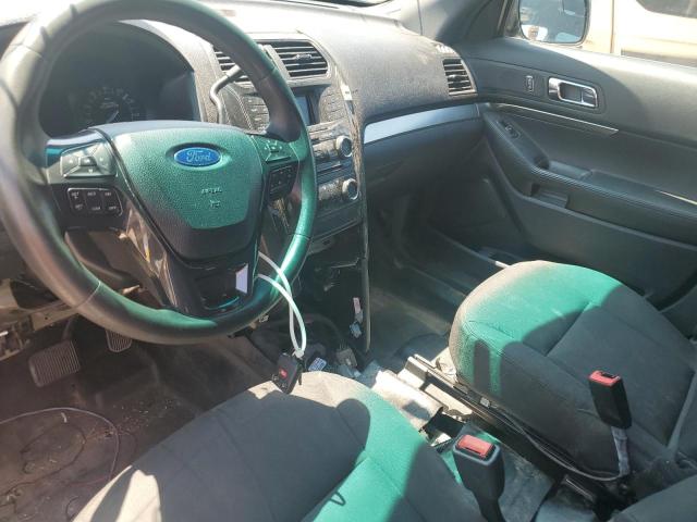 1FM5K8AR4JGC17468 - 2018 FORD EXPLORER POLICE INTERCEPTOR SILVER photo 8