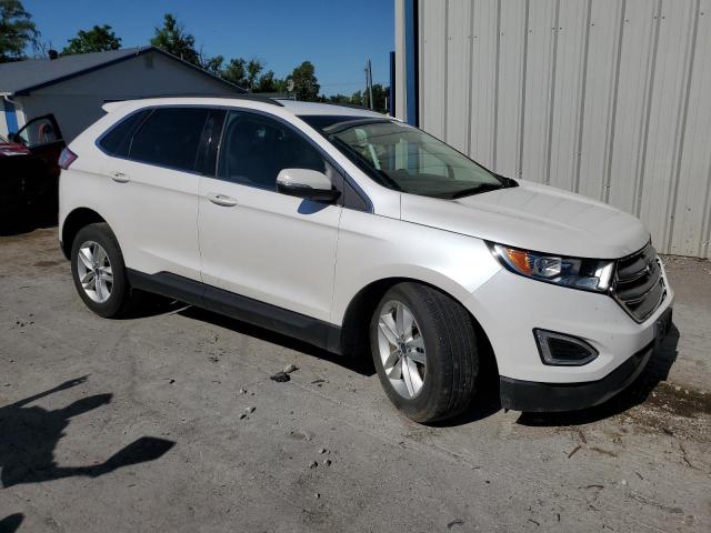 2FMTK4J97FBC14837 - 2015 FORD EDGE SEL WHITE photo 4