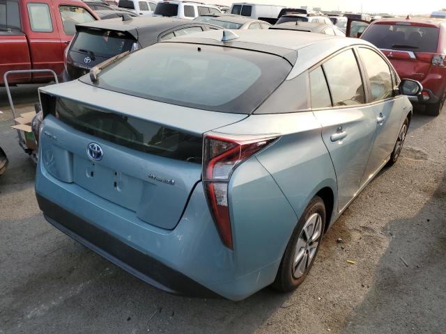 JTDKARFU1H3035158 - 2017 TOYOTA PRIUS TURQUOISE photo 4