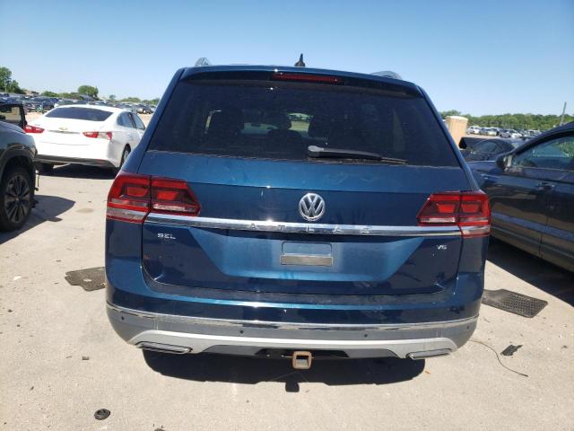 1V2ER2CA2JC517343 - 2018 VOLKSWAGEN ATLAS SEL BLUE photo 6