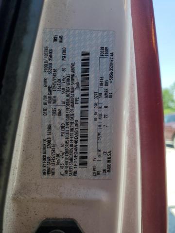 1FTNE24W48DA61390 - 2008 FORD ECONOLINE E250 VAN RED photo 14