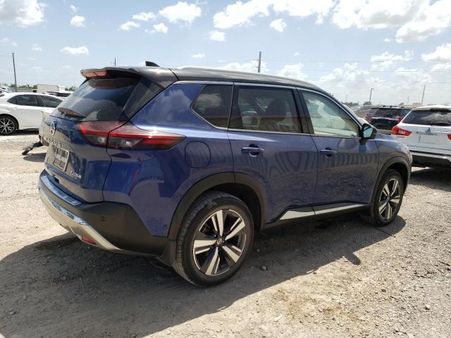 JN8AT3DC8MW102610 - 2021 NISSAN ROGUE PLATINUM BLUE photo 3