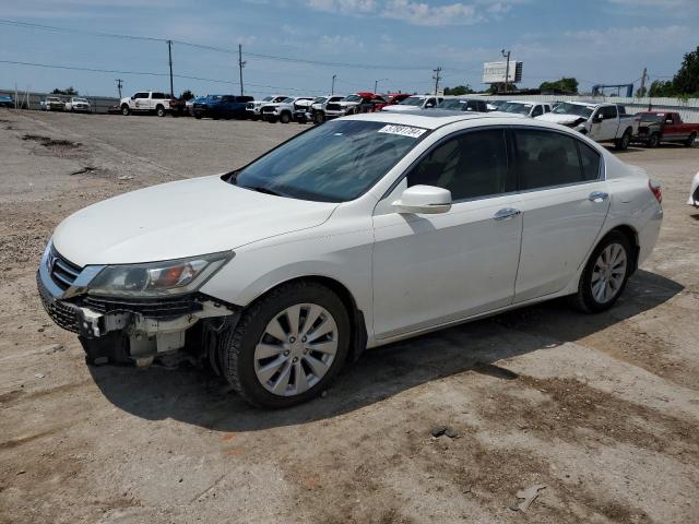 1HGCR3F84DA035644 - 2013 HONDA ACCORD EXL WHITE photo 1