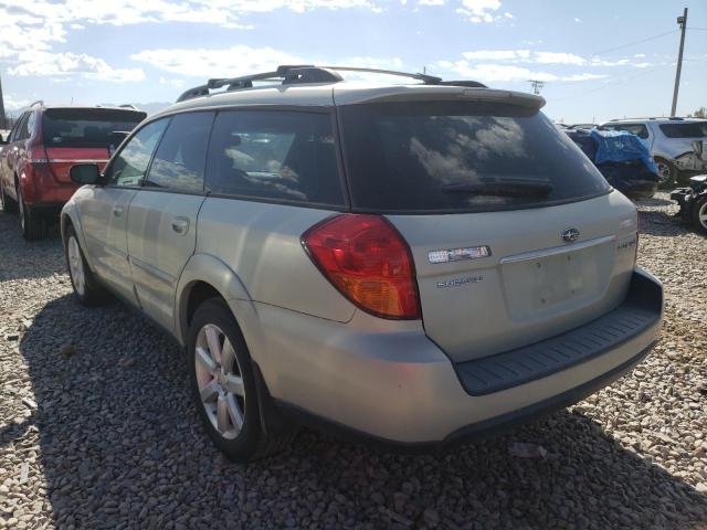 4S4BP62C177309889 - 2007 SUBARU OUTBACK OUTBACK 2.5I LIMITED CREAM photo 3