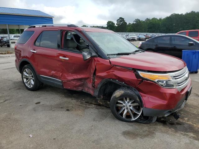 1FM5K8D82FGB16973 - 2015 FORD EXPLORER XLT BURGUNDY photo 4