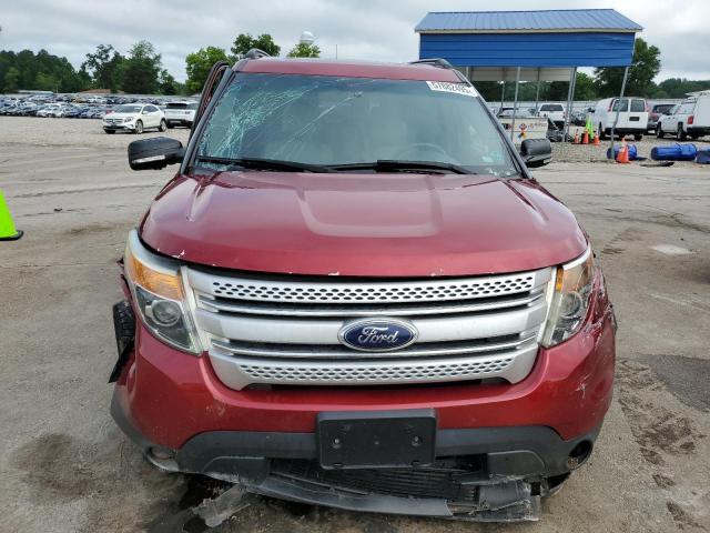 1FM5K8D82FGB16973 - 2015 FORD EXPLORER XLT BURGUNDY photo 5