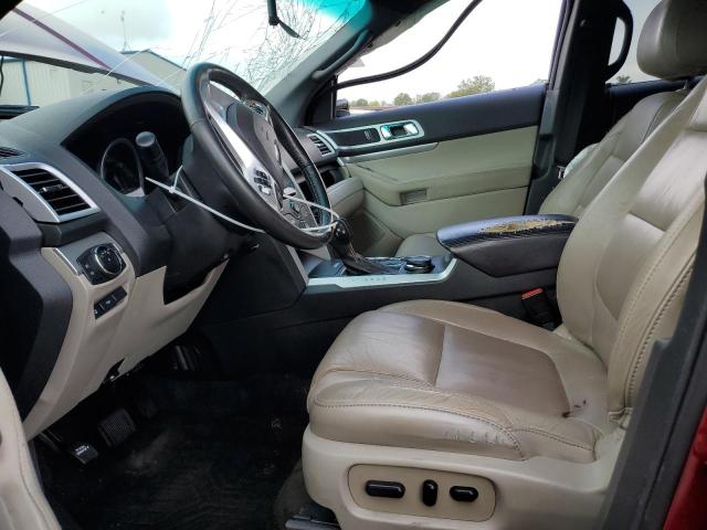 1FM5K8D82FGB16973 - 2015 FORD EXPLORER XLT BURGUNDY photo 7