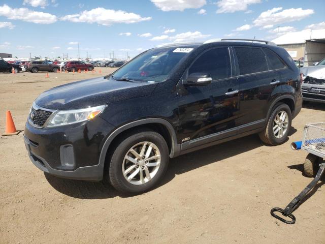 5XYKTDA74FG605919 - 2015 KIA SORENTO LX BLACK photo 1