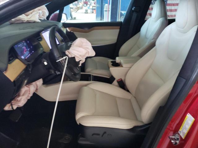 5YJXCDE25LF261024 - 2020 TESLA MODEL X RED photo 7