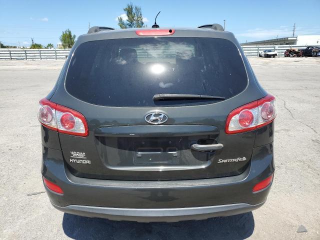 5NMSG3AB7AH385855 - 2010 HYUNDAI SANTA FE GLS BLACK photo 6