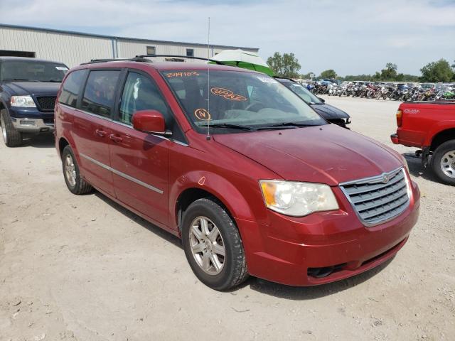 2A4RR5D15AR249103 - 2010 CHRYSLER TOWN & COU TOURING RED photo 1