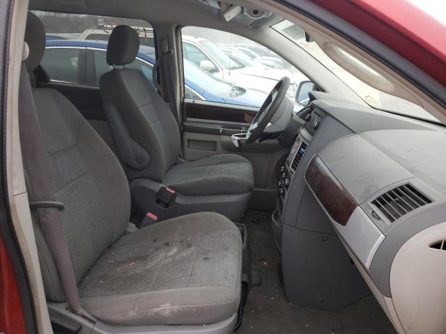 2A4RR5D15AR249103 - 2010 CHRYSLER TOWN & COU TOURING წითელი ფოტო 5