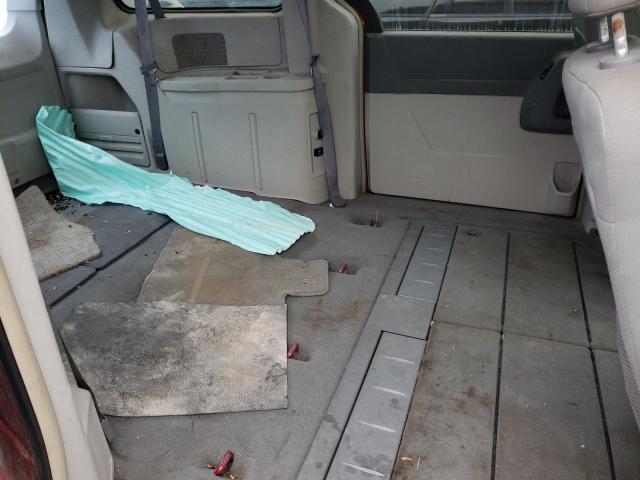 2A4RR5D15AR249103 - 2010 CHRYSLER TOWN & COU TOURING წითელი ფოტო 6