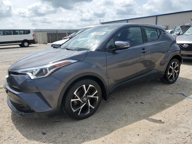 NMTKHMBX8JR044487 - 2018 TOYOTA C-HR XLE GRAY photo 1