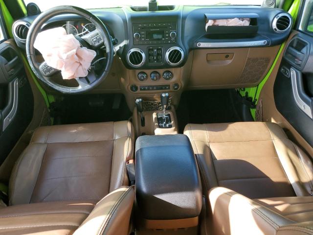 1C4BJWEG7CL236534 - 2012 JEEP WRANGLER U SAHARA GREEN photo 8