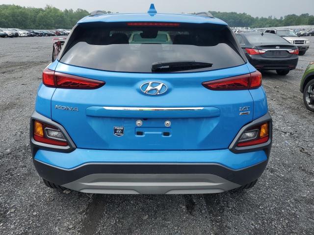 KM8K3CA58LU499084 - 2020 HYUNDAI KONA LIMITED BLUE photo 6