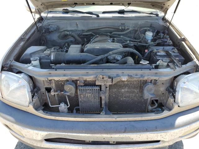 5TBRT34102S262418 - 2002 TOYOTA TUNDRA ACCESS CAB GOLD photo 11