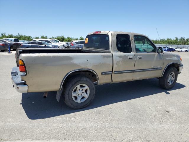 5TBRT34102S262418 - 2002 TOYOTA TUNDRA ACCESS CAB GOLD photo 3