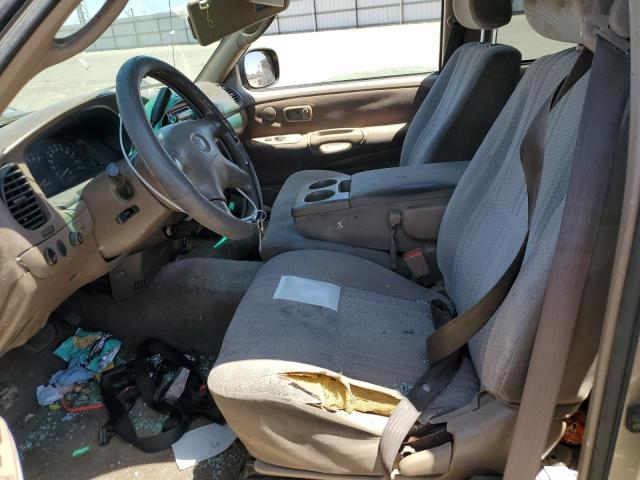 5TBRT34102S262418 - 2002 TOYOTA TUNDRA ACCESS CAB GOLD photo 7