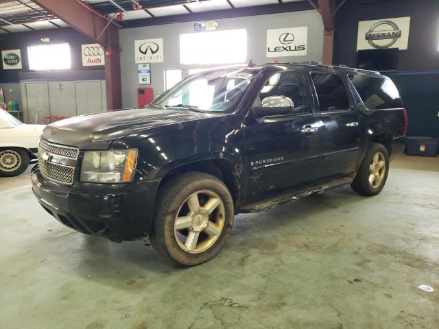 1GNFK16368J221451 - 2008 CHEVROLET SUBURBAN K1500 LS BLACK photo 1