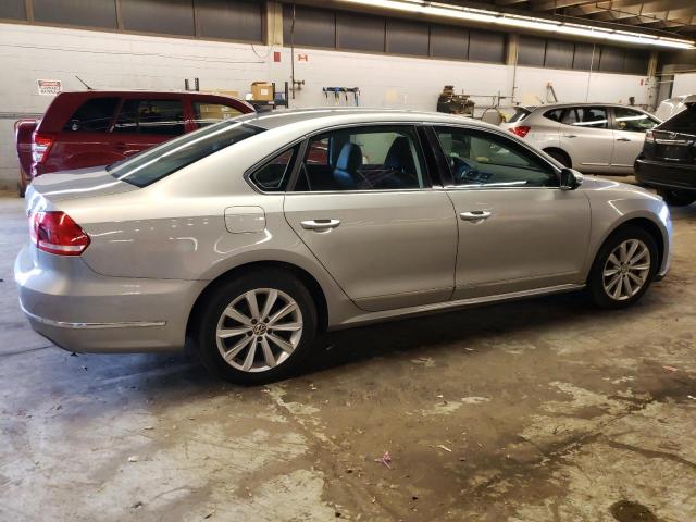 1VWCH7A36CC100322 - 2012 VOLKSWAGEN PASSAT SEL SILVER photo 3