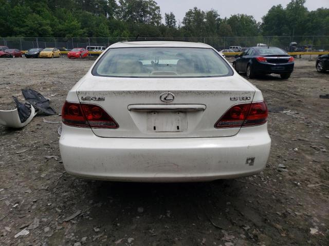 JTHBA30G465151986 - 2006 LEXUS ES 330 WHITE photo 6