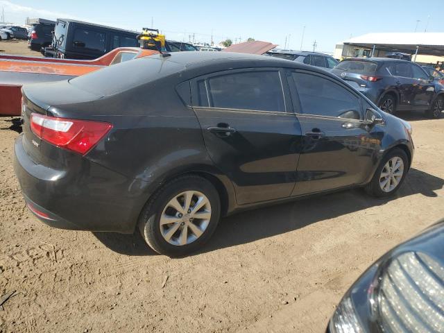 KNADN4A33E6359475 - 2014 KIA RIO EX BLACK photo 3