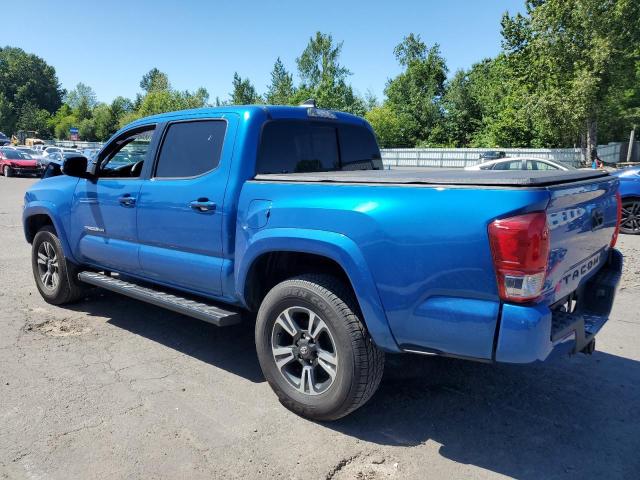 5TFCZ5AN0HX097973 - 2017 TOYOTA TACOMA DOUBLE CAB BLUE photo 2