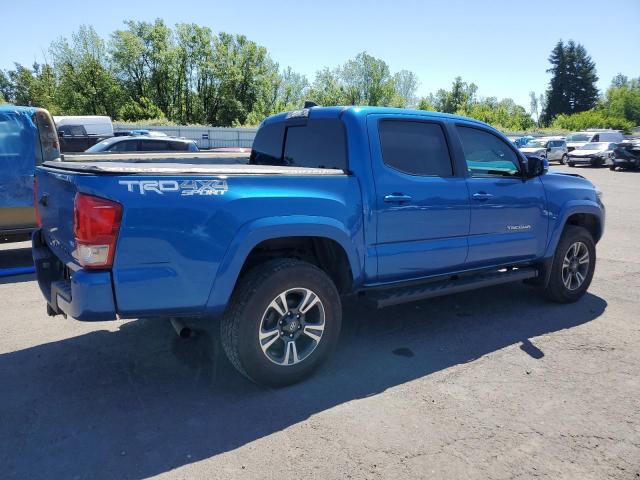 5TFCZ5AN0HX097973 - 2017 TOYOTA TACOMA DOUBLE CAB BLUE photo 3