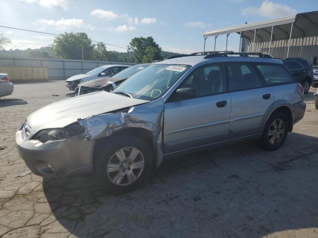 4S4BP61C957383558 - 2005 SUBARU LEGACY OUTBACK 2.5I SILVER photo 1