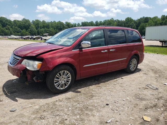2C4RC1CG9DR596055 - 2013 CHRYSLER TOWN & COU TOURING L RED photo 1
