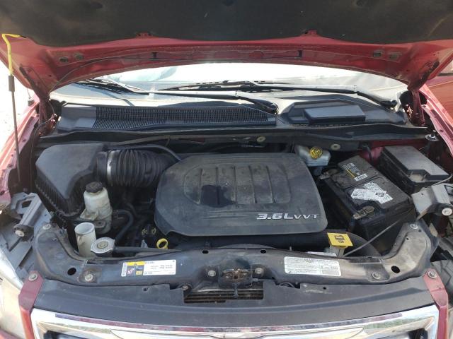 2C4RC1CG9DR596055 - 2013 CHRYSLER TOWN & COU TOURING L RED photo 12