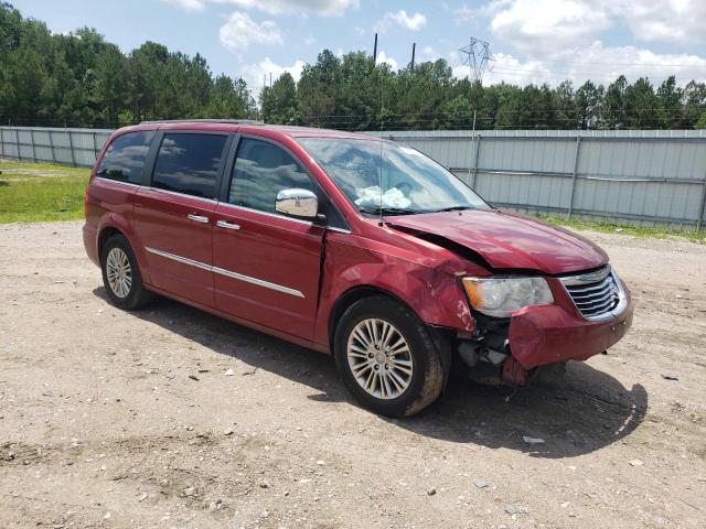 2C4RC1CG9DR596055 - 2013 CHRYSLER TOWN & COU TOURING L RED photo 4