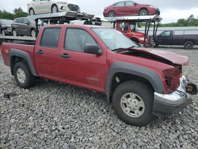 1GCDT136458102926 - 2005 CHEVROLET COLORADO MAROON photo 4