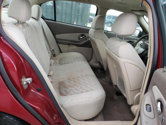 1G1ZT54885F247937 - 2005 CHEVROLET MALIBU LS Бордовый фото 10