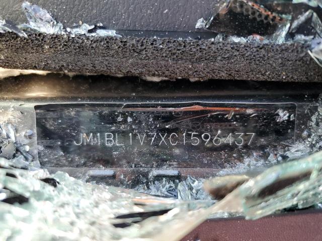 JM1BL1V7XC1596437 - 2012 MAZDA 3 I CHARCOAL photo 12