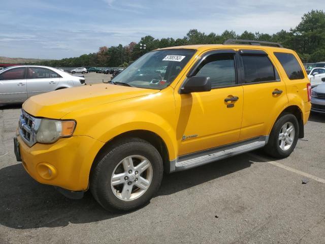 1FMCU4K32CKA52072 - 2012 FORD ESCAPE HYBRID YELLOW photo 1