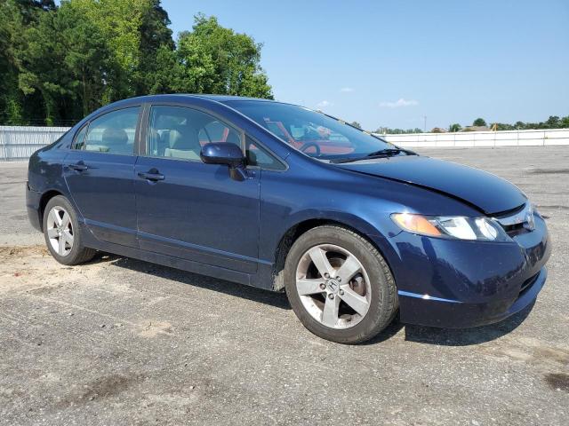 1HGFA15838L017799 - 2008 HONDA CIVIC EX BLUE photo 4