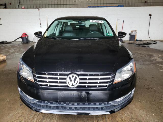 1VWCP7A38CC006171 - 2012 VOLKSWAGEN PASSAT SEL BLACK photo 5