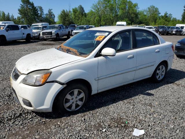 KNADH4A35B6932878 - 2011 KIA RIO BASE WHITE photo 1