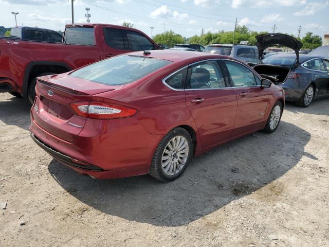 3FA6P0SU5DR373598 - 2013 FORD FUSION TITANIUM PHEV RED photo 3