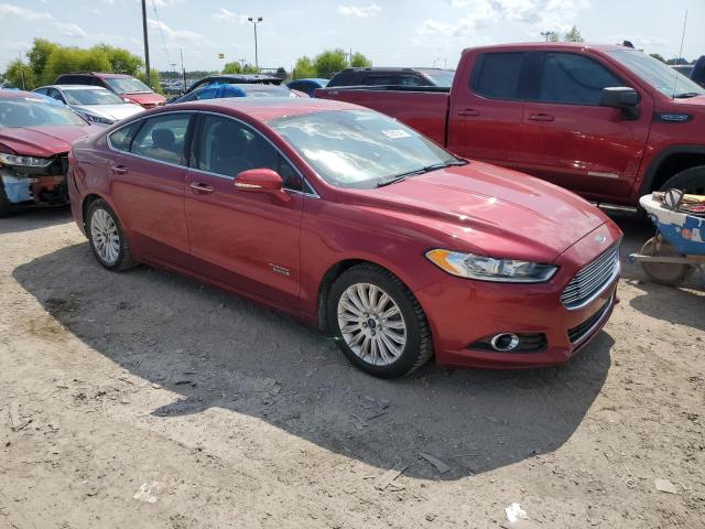 3FA6P0SU5DR373598 - 2013 FORD FUSION TITANIUM PHEV RED photo 4