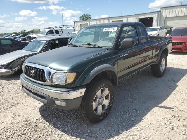 5TESN92N51Z727627 - 2001 TOYOTA TACOMA XTRACAB PRERUNNER მწვანე ფოტო 1