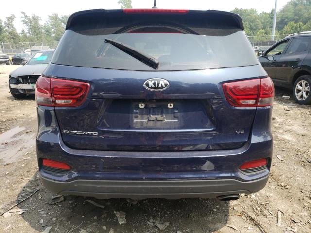 5XYPGDA53KG489860 - 2019 KIA SORENTO LX BLUE photo 6