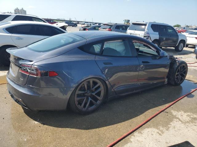 5YJSA1E64MF451688 - 2021 TESLA MODEL S Մոխրագույն լուսանկար 3