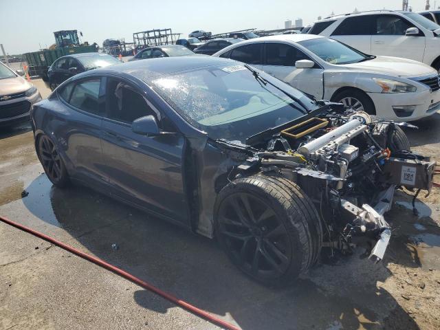 5YJSA1E64MF451688 - 2021 TESLA MODEL S Մոխրագույն լուսանկար 4